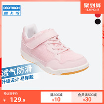 Decathlon childrens badminton shoes boys and girls badminton sports shoes big childrens training shoes new summer IVJ1