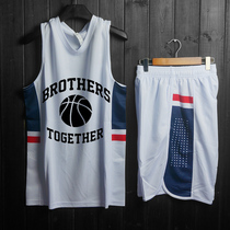 Basketball uniform mens loose Training College Students Competition uniform breathable sports vest sleeveless basketball jersey customization