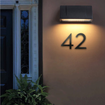 6-inch aluminum digital house number B Hotel Villa room number plate company Room plate number plate plaque