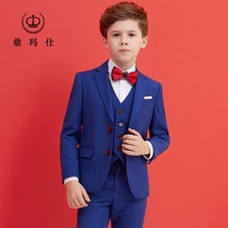 Dingma Shi childrens suit suit small flower girl dress boy piano performance uniform Korean version of the child suit coat