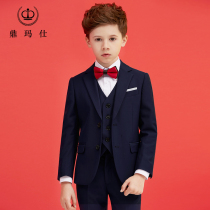 Childrens Western-style boy suit suit Shuai Inren CUHK Scout show Costume Flowers Child Wedding Gown