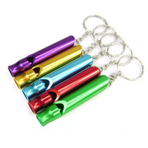 Wolf riding travel supplies outdoor survival whistle necklace stainless steel survival whistle