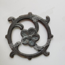Iron gate accessories Masteel Hot Wheel cast iron flower can be fired and welded not easy to break the door side Flower circle 150 Daquan