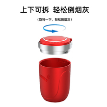 Car ashtray hanging creative personality covered multi-function car with cover Car ashtray mens car with luminous