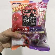 21 12 Japanese imported orihiro Ou Lili konjac juice jelly Apple grape flavor jelly 12