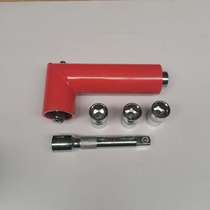 New right angle disassembly rotary tiller blade 90 degree L-type turning pneumatic electric linkage elbow quick wrench