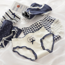 New girl triangle shorts Japanese Lolita cute soft girl underwear ladies cotton crotch thread breathable cotton