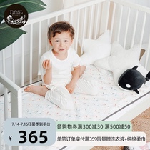 Nest Designs Baby mat Summer breathable sweat-absorbing childrens Ramie kindergarten baby nap mat