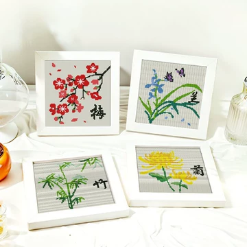 梅兰竹菊刺绣-梅兰竹菊刺绣促销价格、梅兰竹菊刺绣品牌- 淘宝