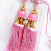 (Factory direct sale) Curtain Accessories Decorative Flow Beard Hanging Ball Tied Ball Binding Rope Curtain Crystal Jade Hanging Ball