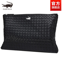 Crocodile men handbags genuine leather handbags for men casual kits for business handbags Bull Leather Bags Large Capacity Letters Enveloping