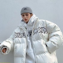 2021 European and American Street oversize cotton clothes women winter Tide brand loose thick students Joker bread clothes cotton women