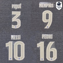 (Spot) 21-22 Barcelona Cup League printing players more than 30