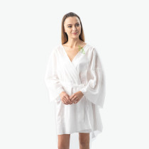 Disposable bath skirt bathrobe Sauna perspiration hot spring bath clothes Beauty salon Hotel yukata pajamas soft leave-in recommendation