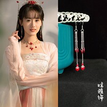 The fall of the flower season and the same earrings Yuan Bingyan ancient style ear accessories earrings s925 earring hook exquisite