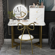 Dressing table bedroom modern simple small apartment Nordic light luxury Net red ins Wind makeup table storage cabinet one