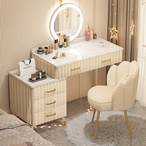 Bedroom modern simple dressing table storage cabinet integrated Net red ins Wind small apartment makeup table light luxury dressing table