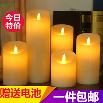 led electronic candle light simulation swing fire fake candle bar restaurant wedding home decoration romantic confession