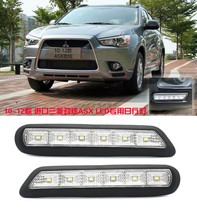10-12 imported Mitsubishi Jinxuan ASX daytime running lights special LED daytime running lights monochrome highlight