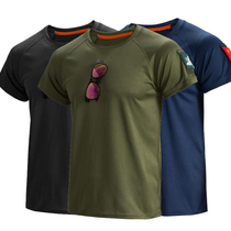 Tactical short-sleeved mens special forces T-shirt mens loose size summer quick-dry military fans training T-shirt short-sleeved physical clothing