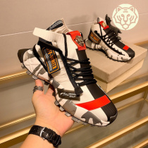 Mens shoes 2021 summer breathable new wild fly weave breathable sports trend daddy shoes mens ins tide shoes