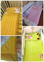 South Korea Imports Murphy Childrens Kindergarten Pure cotton sand wash short plush mattress sheet 70X130 Optional