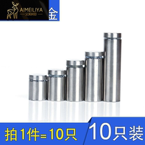 Advertising glass nail plate screw accessories Decorative Tempered Glass fixing Tiny stainless steel