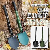 Multifunctional outdoor car foldable engineering shovel stainless steel shovel small shovel shovel fishing tools fish supplies