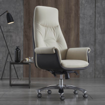 Computer chair home leather boss chair can lie on the large lift swivel chair office chair comfortable sedentary waist support study chair