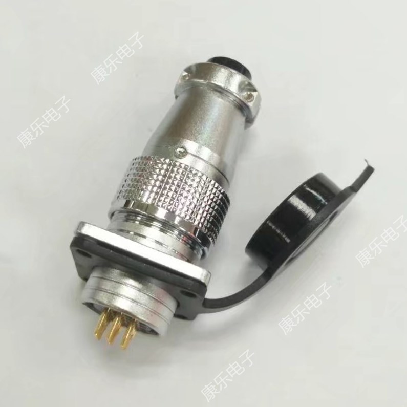 Aviation plug socket Connector P20-10A 10B 10 core square flange