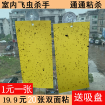 Small bug buster traps and kills flies mosquitoes artifact catching moths stickers stick worms moths midges home knot home kitchen