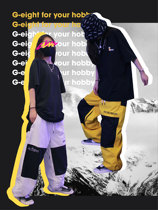 Gight snowboard pants Korean windproof Waterproof warm tide cool white ski equipment independent brand