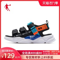 Jordan sports sandals mens shoes 2021 spring and summer new trend hit the popular beach outdoor sandals flagship store