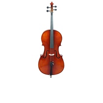 (Flagship store) Full solid wood tiger pattern examination playing childrens beginner handmade cello practice professional grade