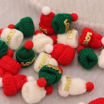 Children Knit Creative Mini Active Kid Christmas Hat Subnet Red Dress Milk Tea Cap Finger Cap Wine Bottle Cap