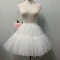 Korean mushroom cool {spot} ~ skirt support lolita daily boneless soft yarn support lolita cosplay violence puffy skirt