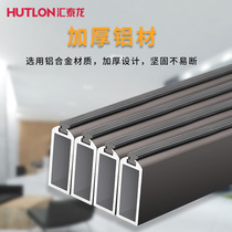 Huitailong padded clothes Bar seat coffee black cabinet wardrobe clothes rod fixed flange seat clothes stand hanger