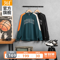  361 sports sweater mens autumn 2021 new student printing pullover sweater mens trend casual top