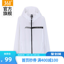361 Mens Spring Winter 2022 New Breathable Thin Tops Long Slim Long Sleeve Mens Sports Trench coat