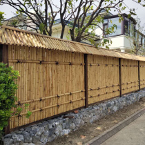 Anticorrosive Japanese Bamboo Fence Fence Outdoor Courtyard Fence Indoor Screen Bamboo Pole Homestay Villa Block Wall Partition