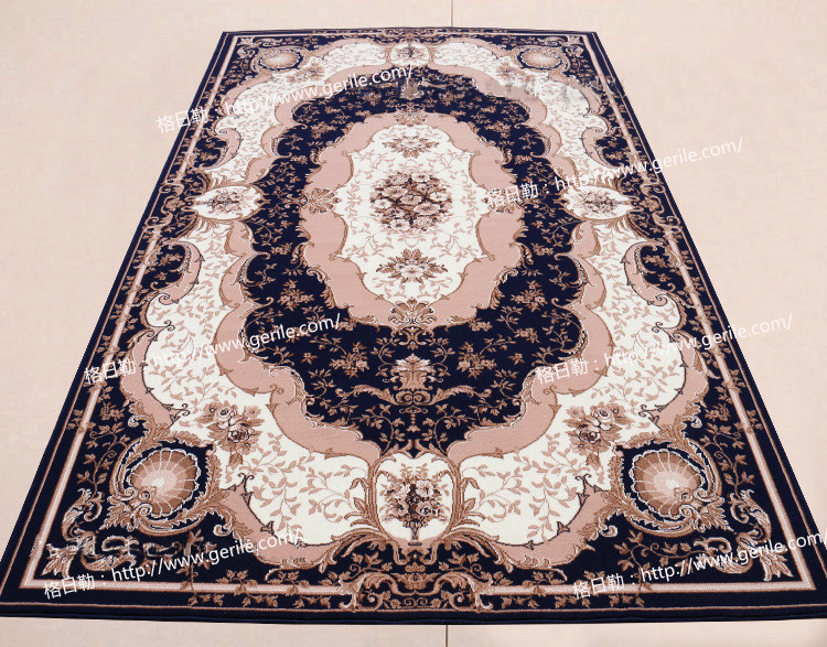 Factory direct sales fine wool woven European decorative patterned living room bedroom study high-end carpet feel delicate