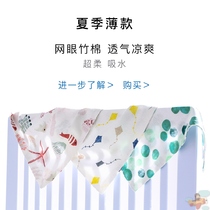 Saliva Towel Baby Summer Thin pure cotton triangular towels Summer ultra-thin newborn baby handsome gas girly air-permeable surrounding mouth