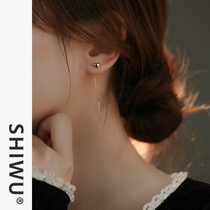 Accessories Silver Accessories Golden Pure Silver Earline Temperament Long earrings Earrings Earrings Earrings 2021 New Tide Ears women Summer