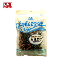 Maruyou brand seafood Sanzhen wakame dish dried small fish dried shrimp 35g and color rare food with wine side dishes snacks