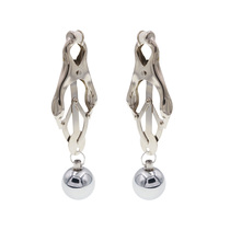 Stainless steel breast clip pendant gravity ball stretcher Mimi sex clip products adult sex tools alternative passion SM