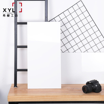 Pure white brick color bright light kitchen bathroom living room wall tile glazed tile tile 300x600 Foshan porcelain