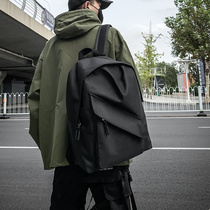 Tide brand school bag male college student fashion sports backpack mens Korean version of Harajuku ulzzang backpack computer bag
