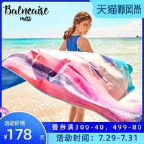 Van Dean Girl fashion printed absorbent quick-drying bath towel Female hot spring swimming towel Fitness sports beach towel