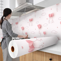 Kitchen Anti-Oil Sticker High Temperature Range Hood Cabinet Oil Stain Waterproof Wall Paper Cabinet Hearth with wall sticker wallpaper Self-adhesive