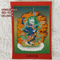 Cloth-printed Buddha painting like lion-faced empty mother small thangka painting core Ningma Ben lion-faced mother Lotus Master protector